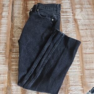 Hollister Slim Straight Black Wash Jeans 30X32